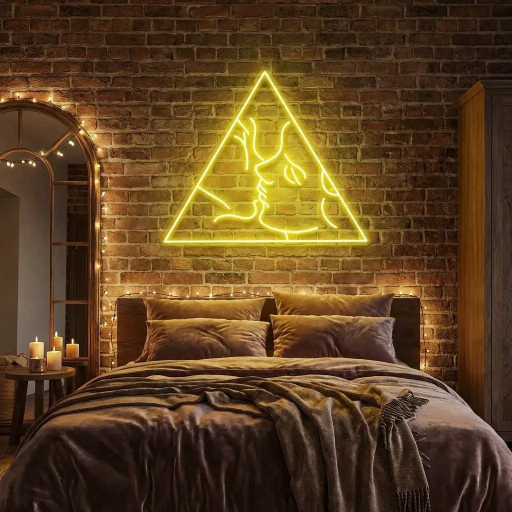 Aesthete Led Neon Sign Light – Yellow – view 45