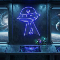 Alien Spaceship Led Neon Sign Light – view 2