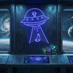 Alien Spaceship Led Neon Sign Light