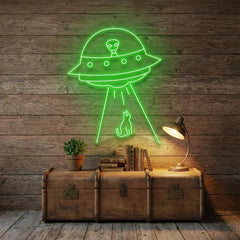 Alien Spaceship Led Neon Sign Light