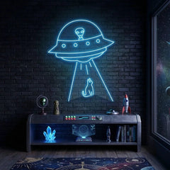 Alien Spaceship Led Neon Sign Light