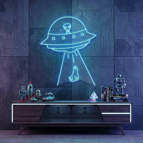Alien Spaceship Led Neon Sign Light