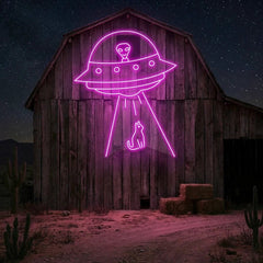 Alien Spaceship Led Neon Sign Light