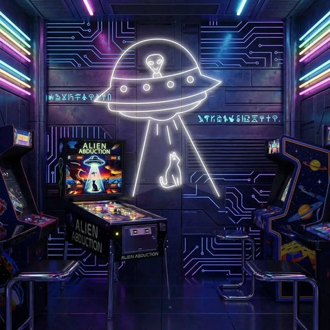 Alien Spaceship Led Neon Sign Light