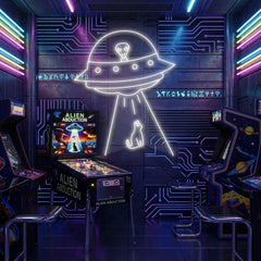 Alien Spaceship Led Neon Sign Light
