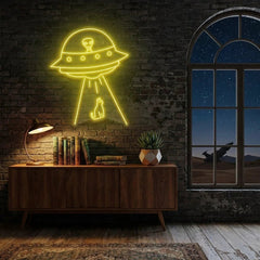 Alien Spaceship Led Neon Sign Light