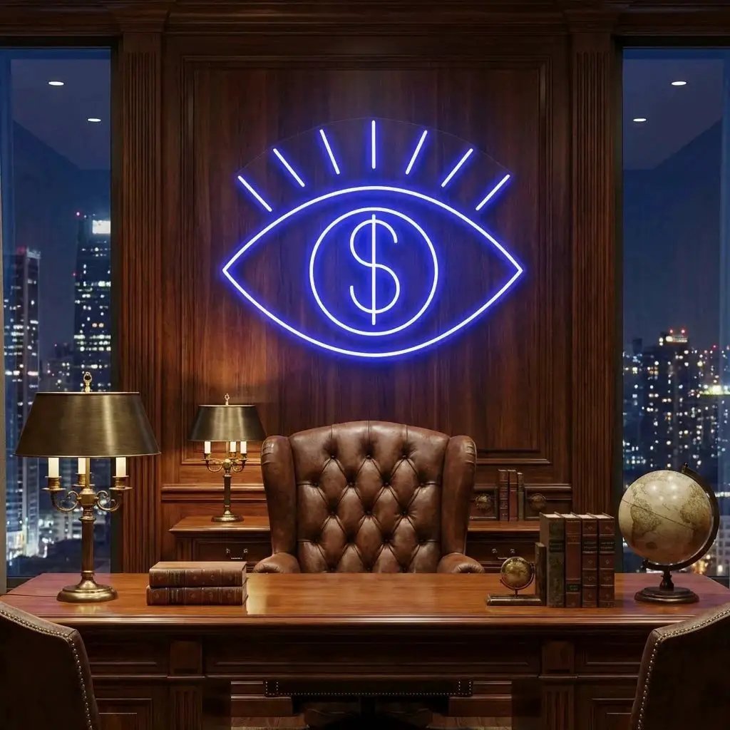 All Eye See Is Money Led Neon Sign Light – view 2