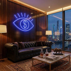 All Eye See Is Money Led Neon Sign Light