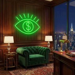 All Eye See Is Money Led Neon Sign Light