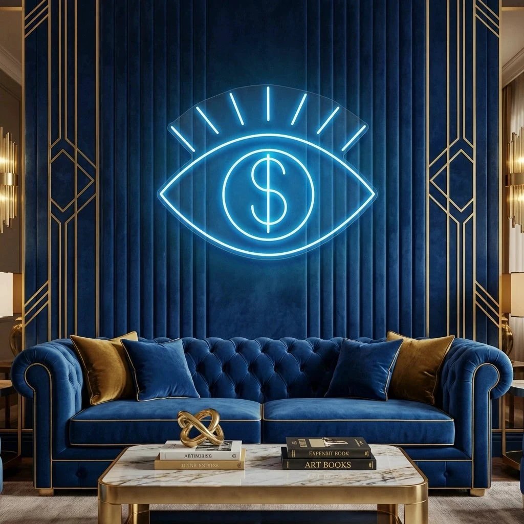 All Eye See Is Money Led Neon Sign Light