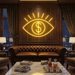 All Eye See Is Money Led Neon Sign Light