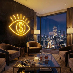 All Eye See Is Money Led Neon Sign Light