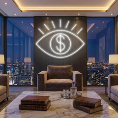 All Eye See Is Money Led Neon Sign Light