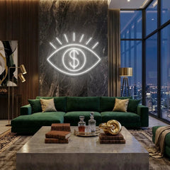 All Eye See Is Money Led Neon Sign Light