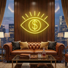 All Eye See Is Money Led Neon Sign Light