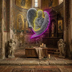 Angel Artwork Led Neon Sign Light