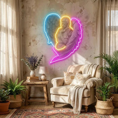 Angel Artwork Led Neon Sign Light