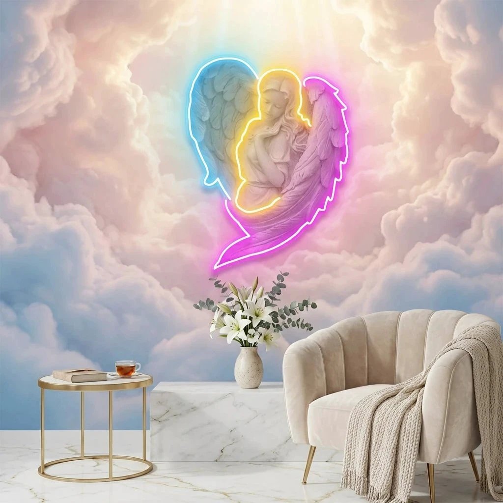 Angel Artwork Led Neon Sign Light