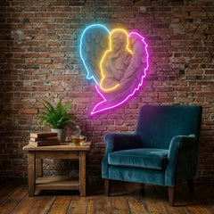 Angel Artwork Led Neon Sign Light