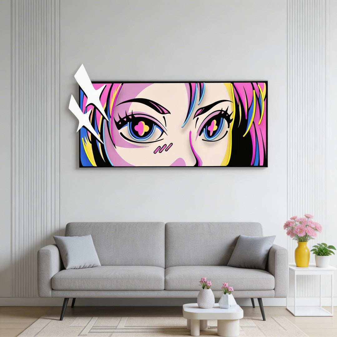 Passionate Eyes LED Neon Sign Light Pop Art