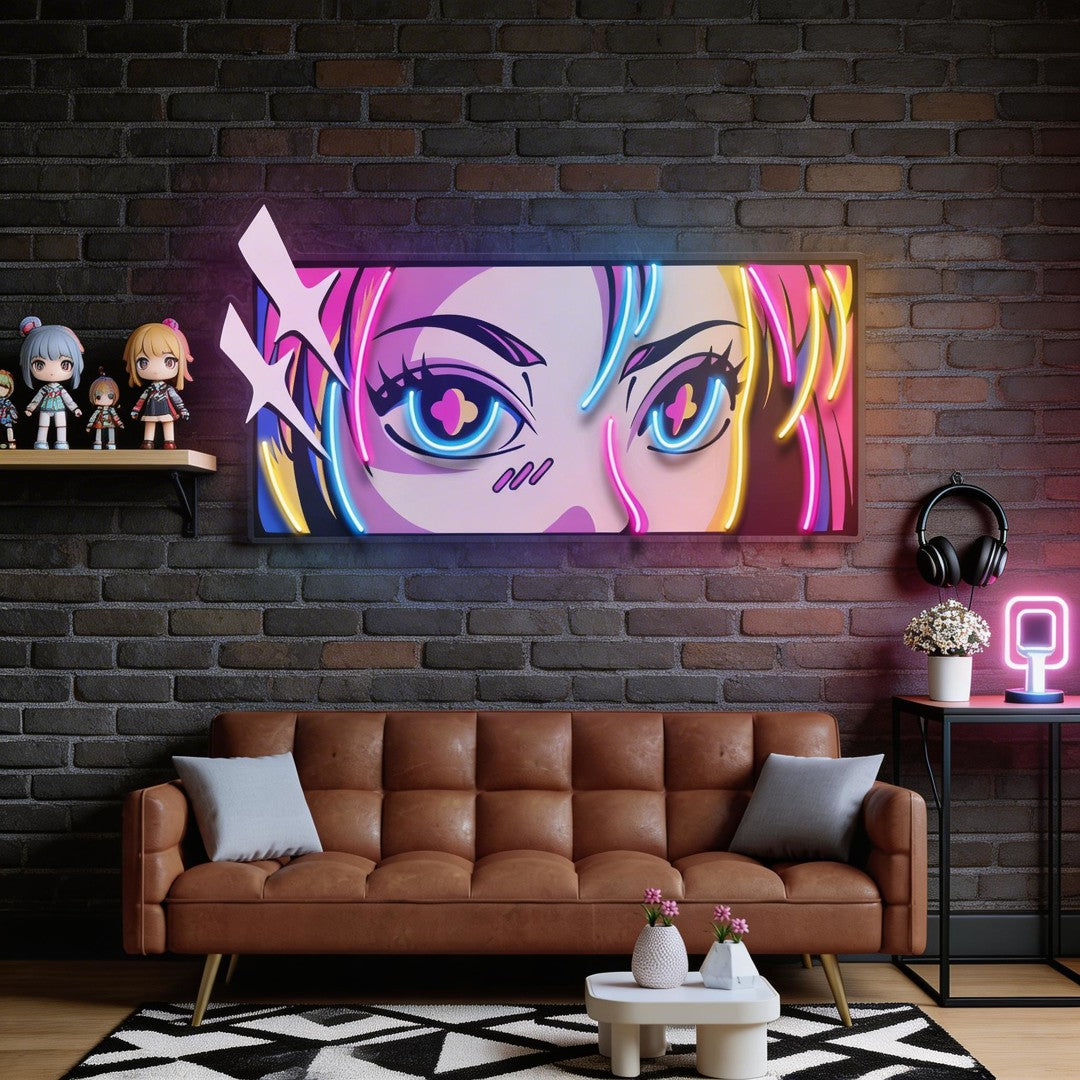 Passionate Eyes LED Neon Sign Light Pop Art