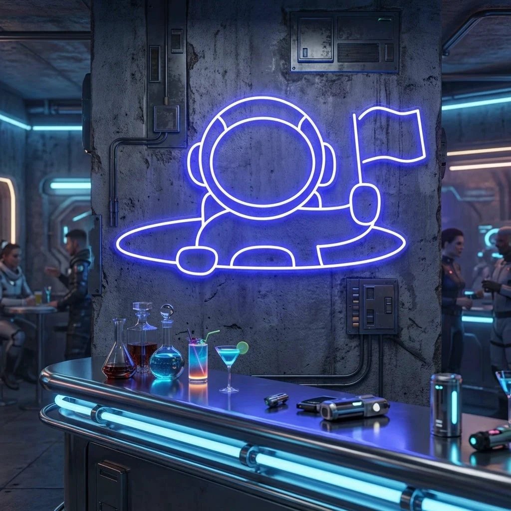 Astronaut 2 Led Neon Sign Light