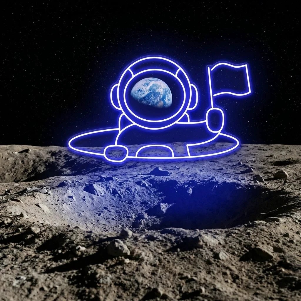 Astronaut 2 Led Neon Sign Light