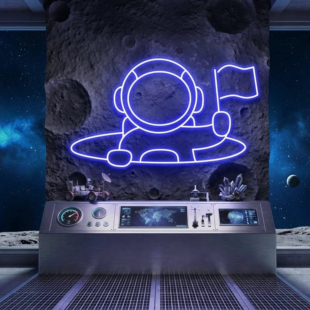 Astronaut 2 Led Neon Sign Light