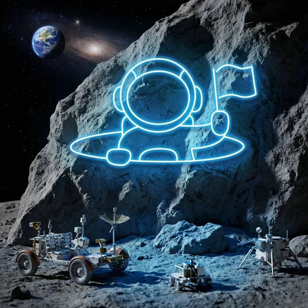Astronaut 2 Led Neon Sign Light