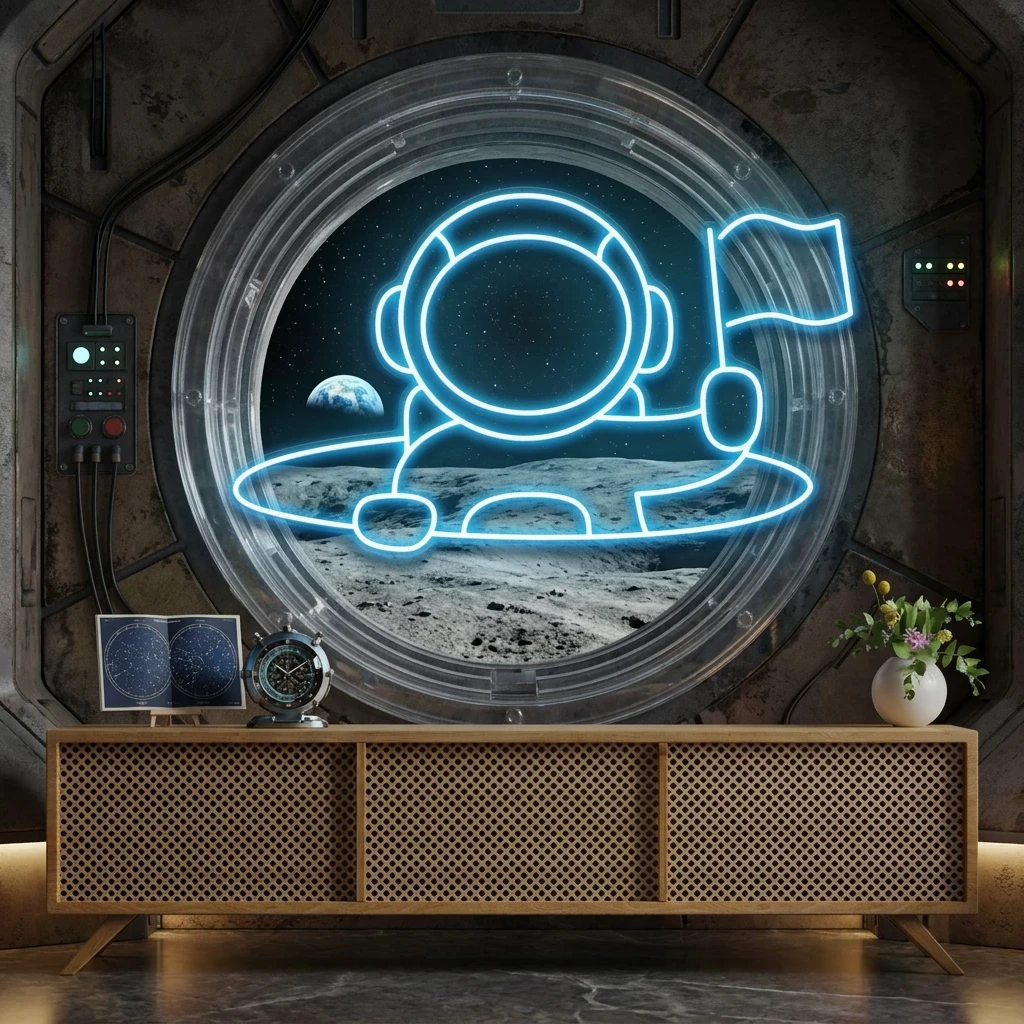 Astronaut 2 Led Neon Sign Light