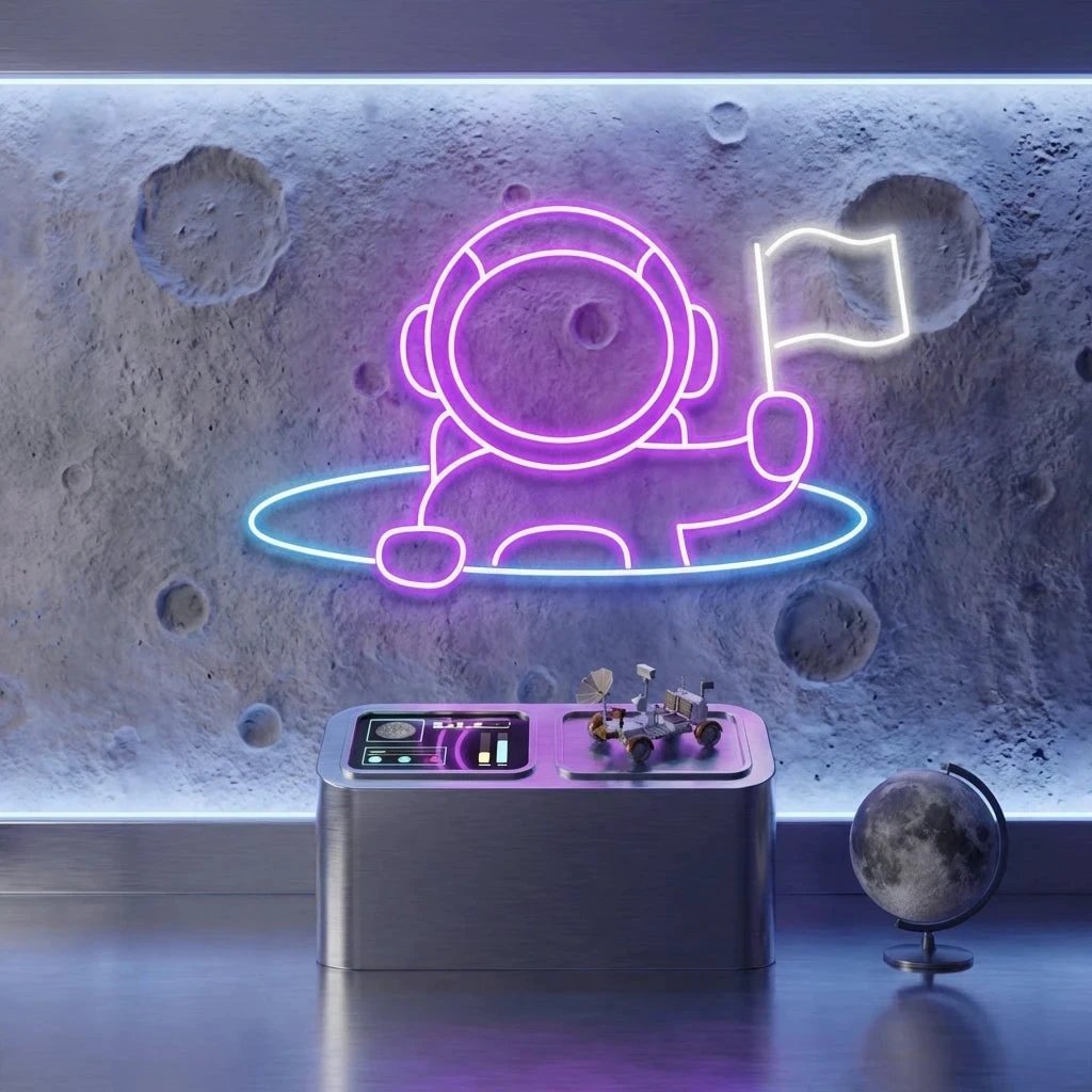 Astronaut 2 Led Neon Sign Light