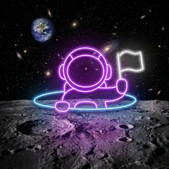Astronaut 2 Led Neon Sign Light