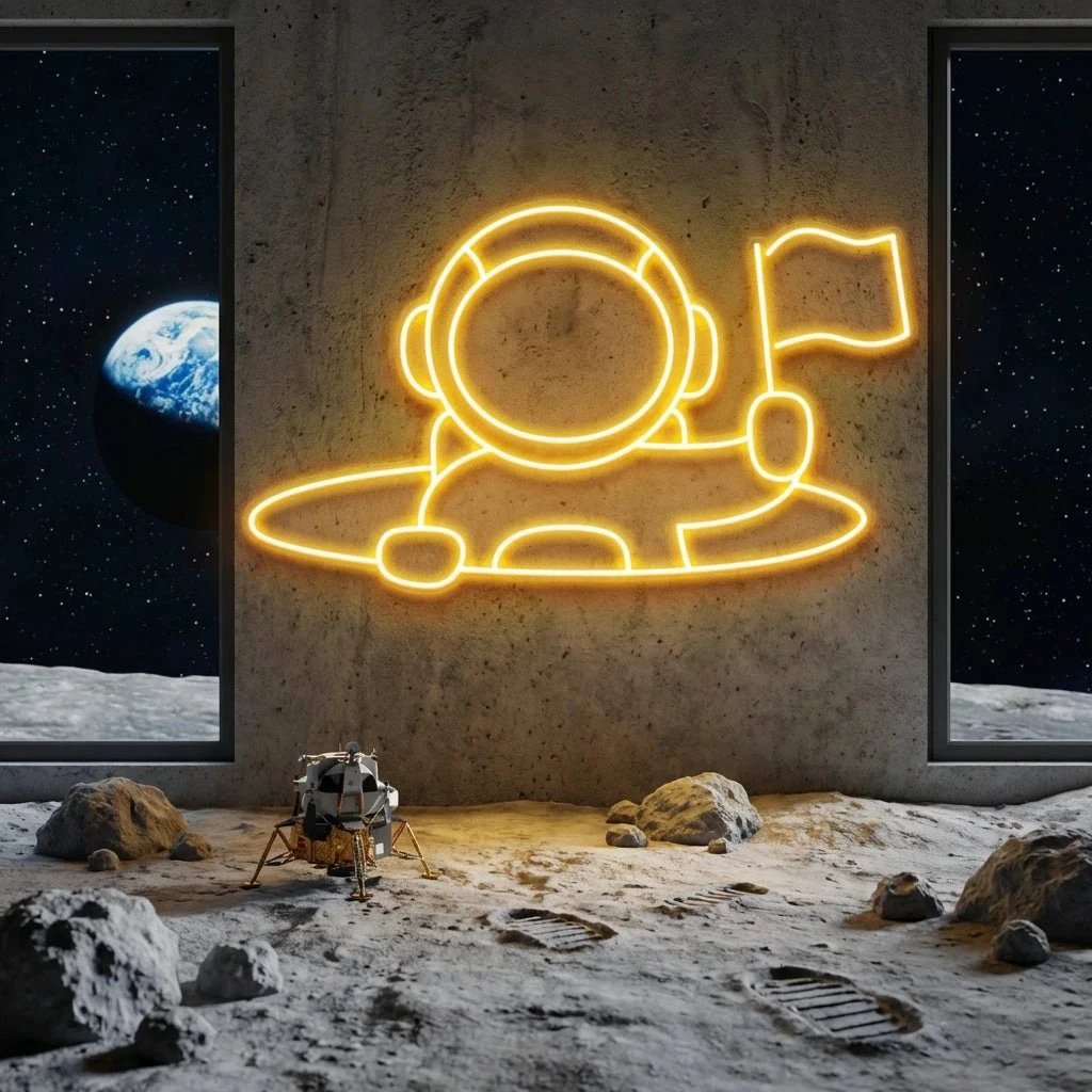 Astronaut 2 Led Neon Sign Light
