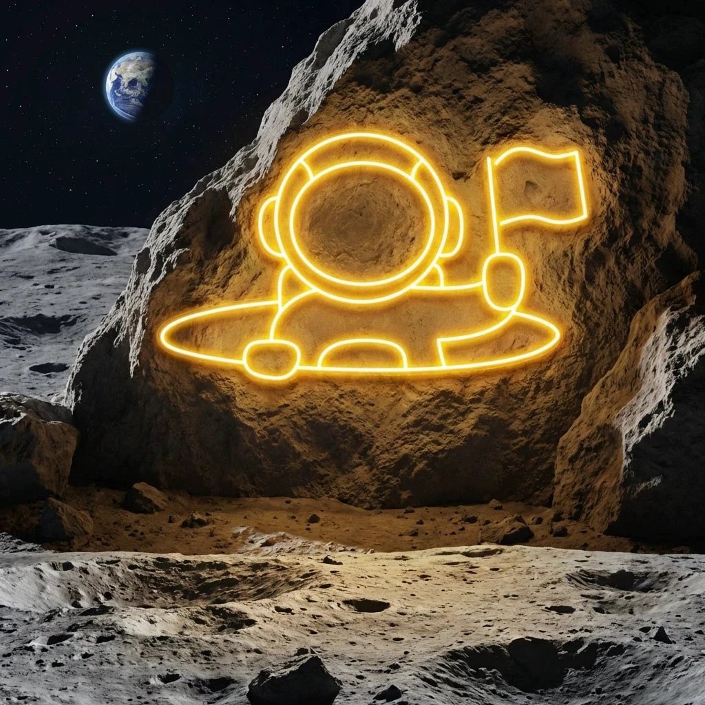 Astronaut 2 Led Neon Sign Light