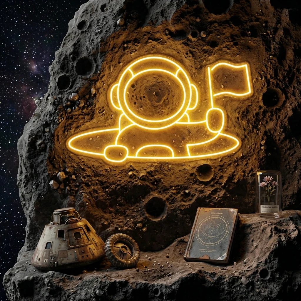 Astronaut 2 Led Neon Sign Light