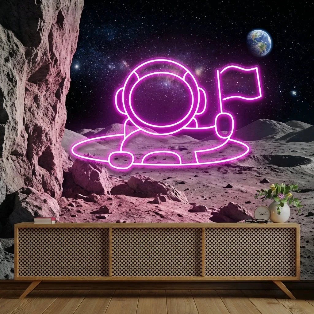Astronaut 2 Led Neon Sign Light