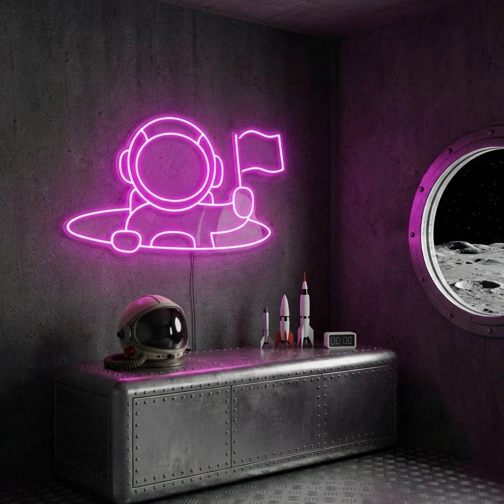Astronaut 2 Led Neon Sign Light