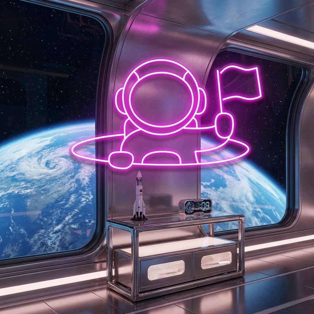 Astronaut 2 Led Neon Sign Light