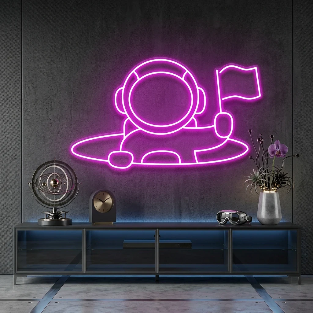 Astronaut 2 Led Neon Sign Light