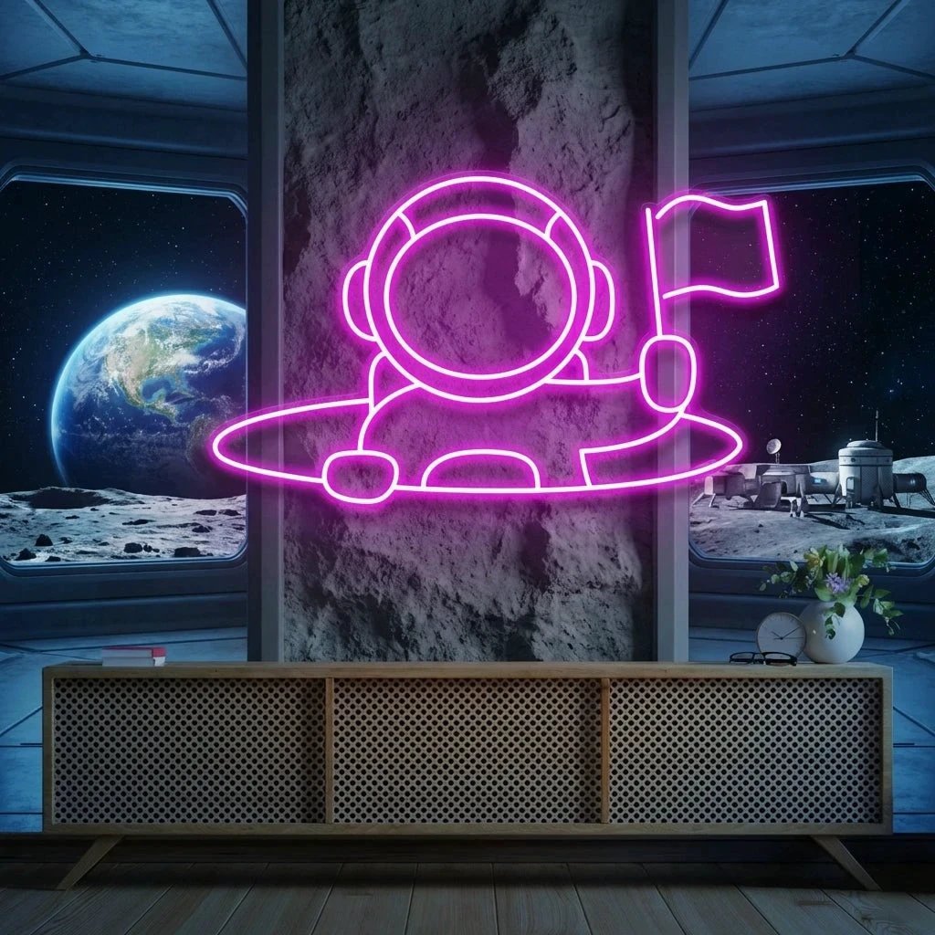 Astronaut 2 Led Neon Sign Light