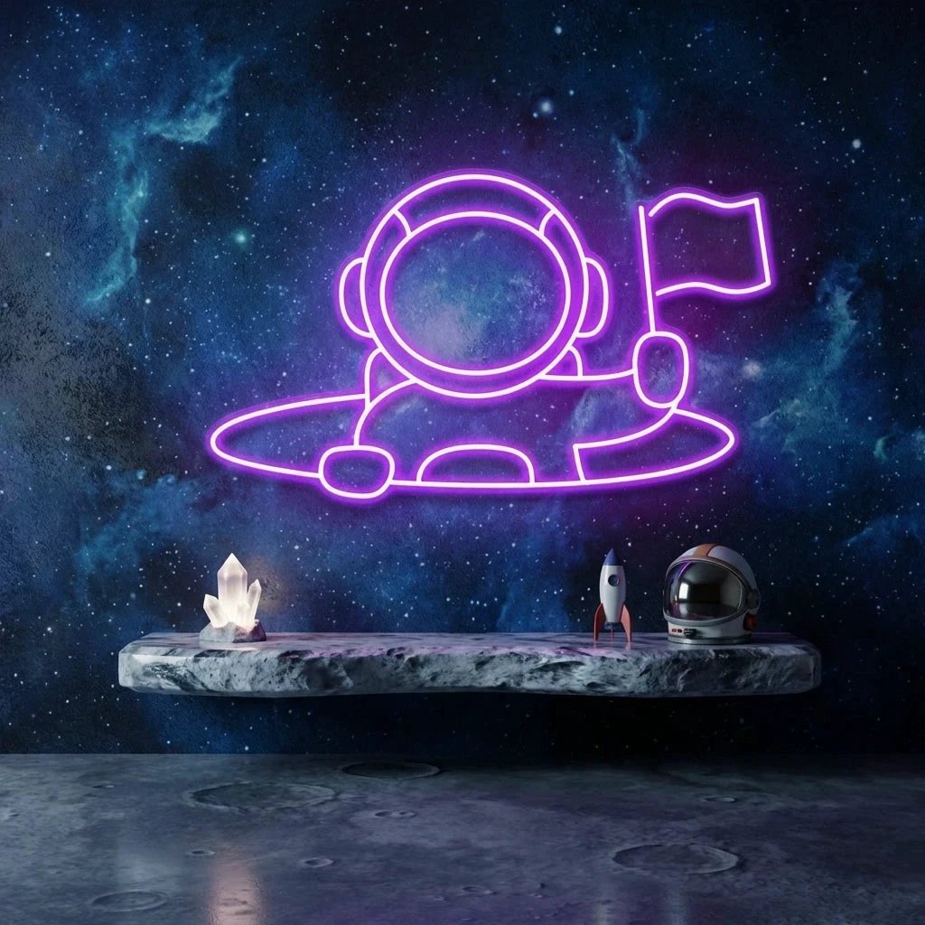 Astronaut 2 Led Neon Sign Light