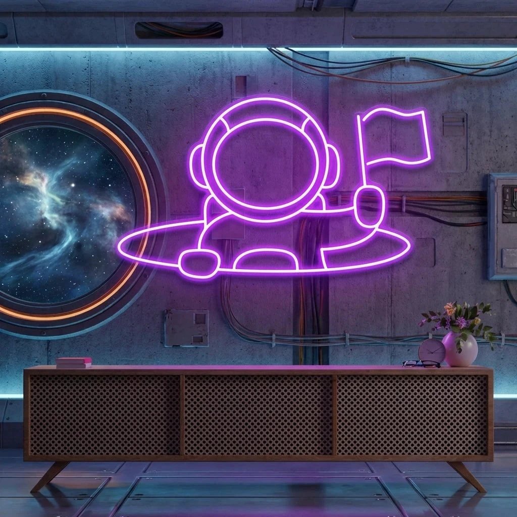 Astronaut 2 Led Neon Sign Light