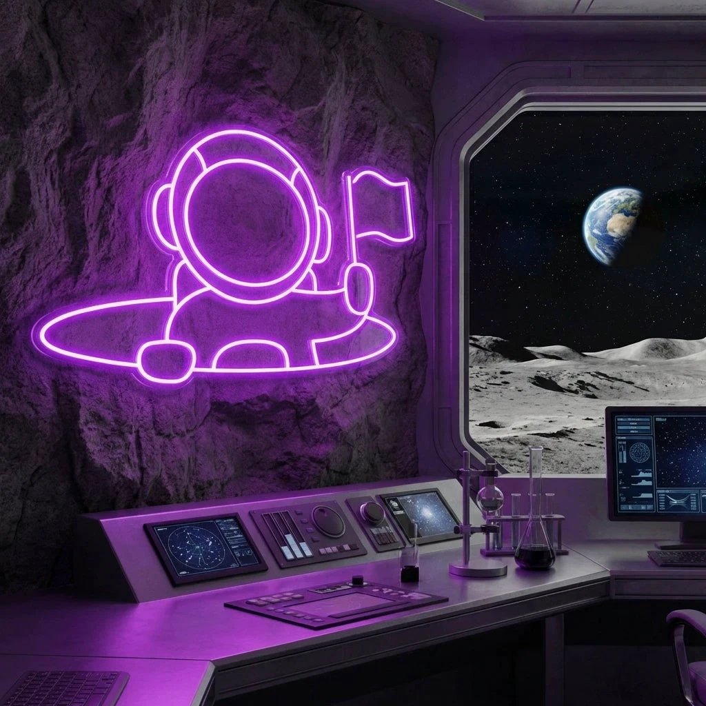 Astronaut 2 Led Neon Sign Light