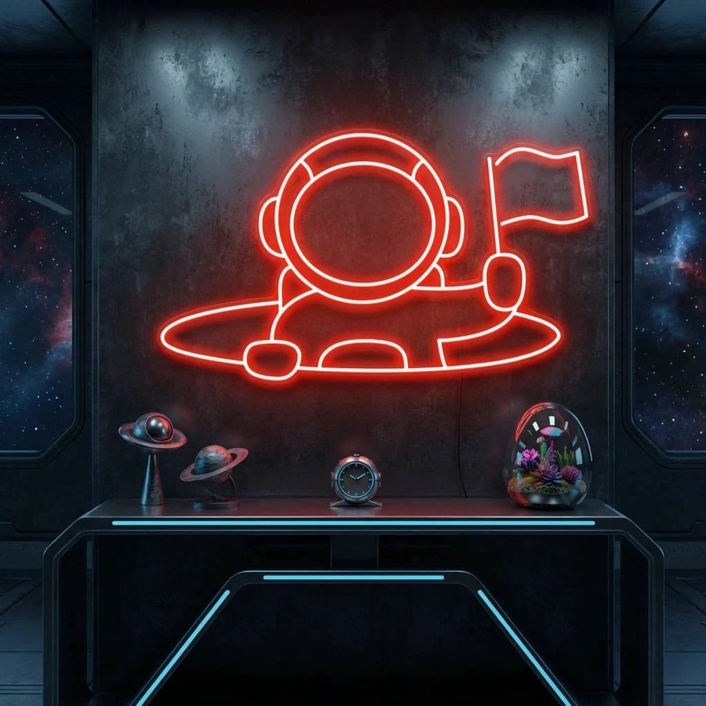 Astronaut 2 Led Neon Sign Light