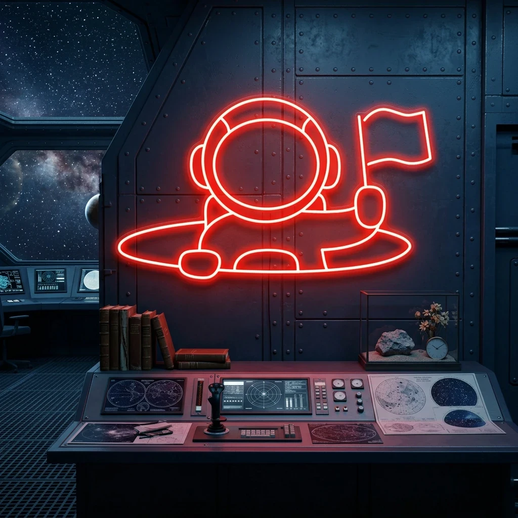 Astronaut 2 Led Neon Sign Light