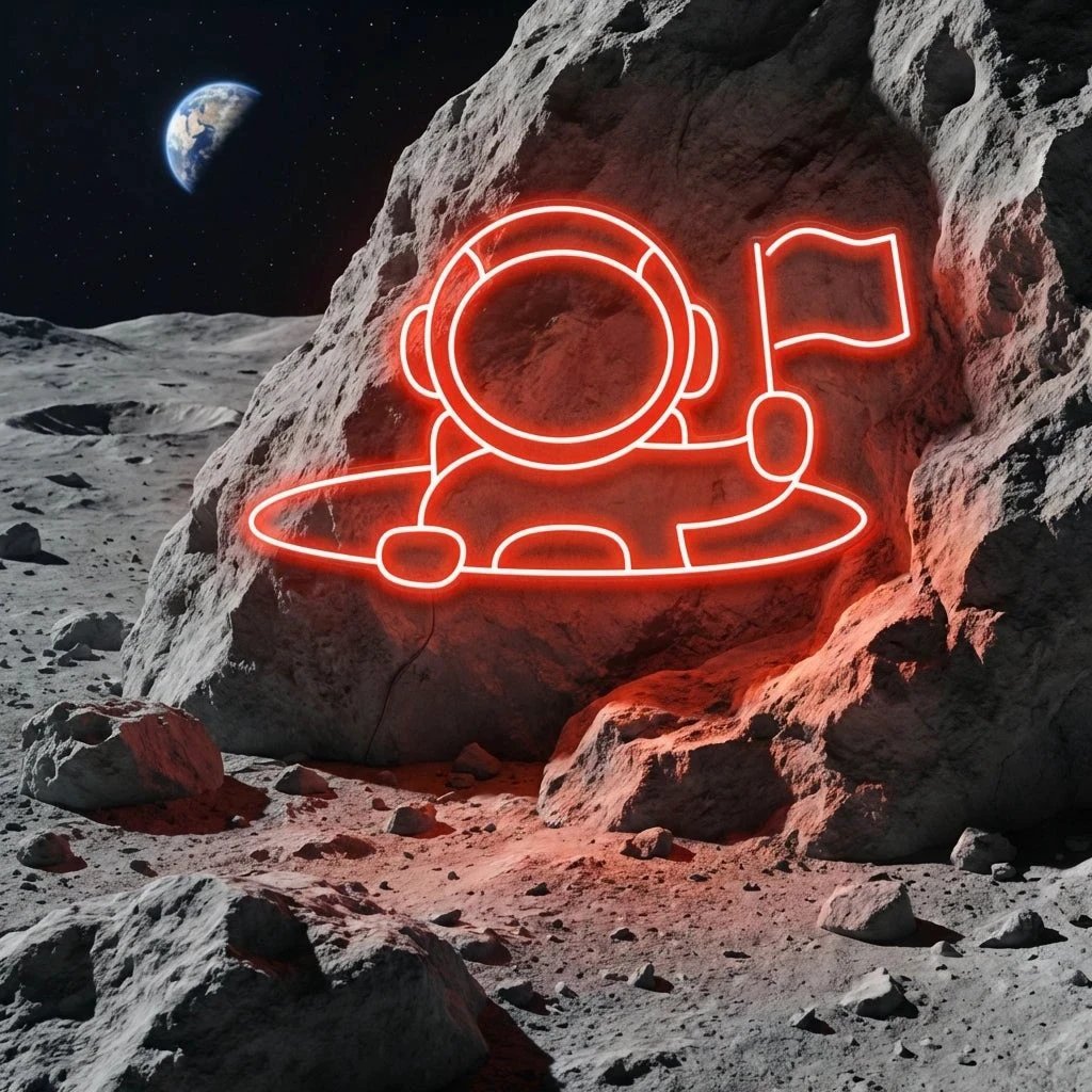 Astronaut 2 Led Neon Sign Light