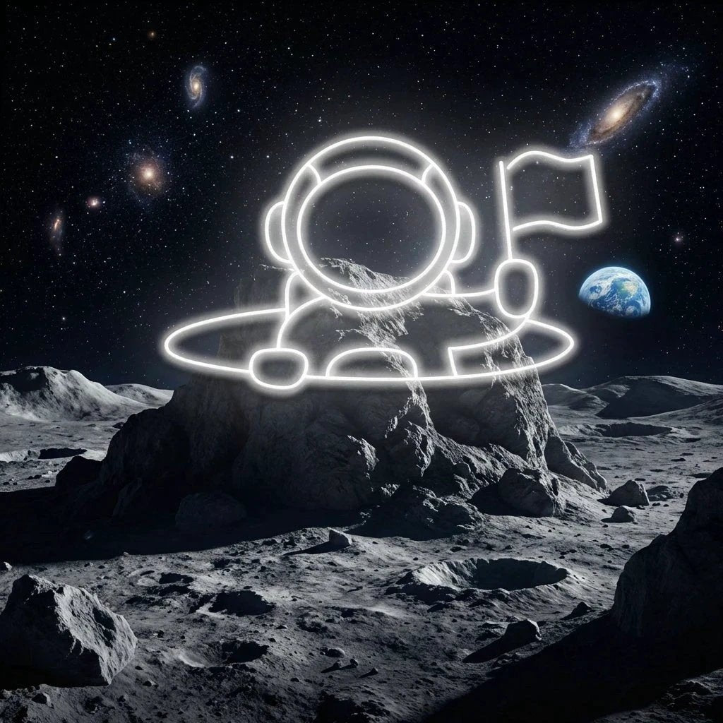 Astronaut 2 Led Neon Sign Light