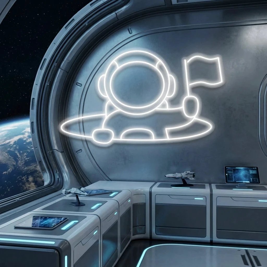 Astronaut 2 Led Neon Sign Light