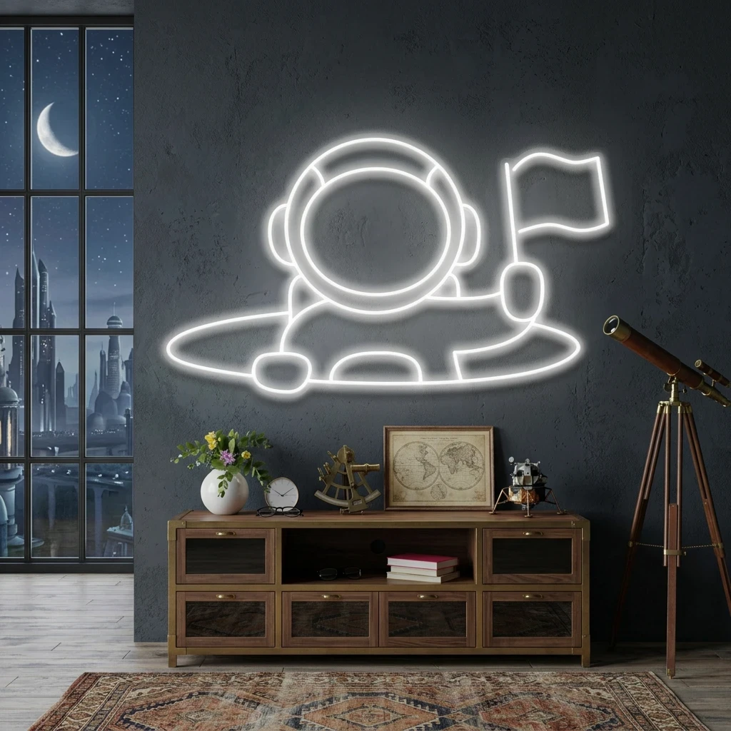 Astronaut 2 Led Neon Sign Light