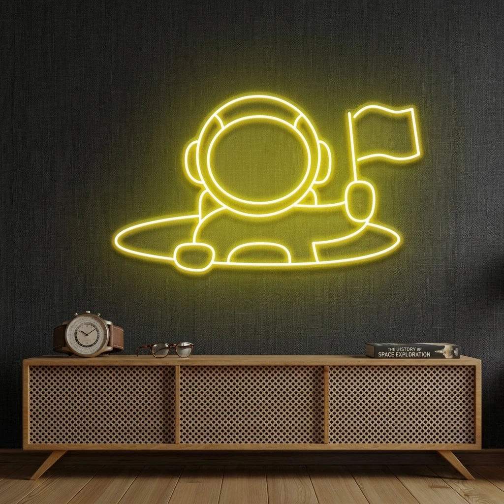 Astronaut 2 Led Neon Sign Light